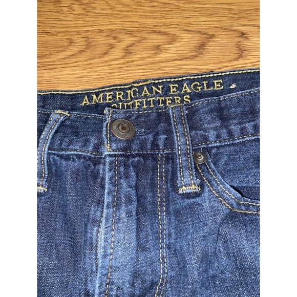American Eagle Men’s Relaxed Straight Jeans Size 30 X 34 - Picture 3 of 6